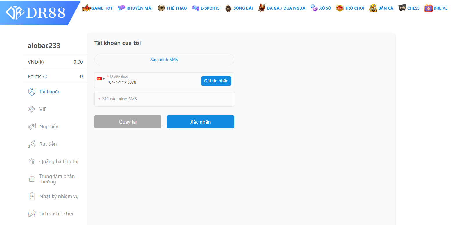 Hướng dẫn chi tiết cách rút tiền DR88