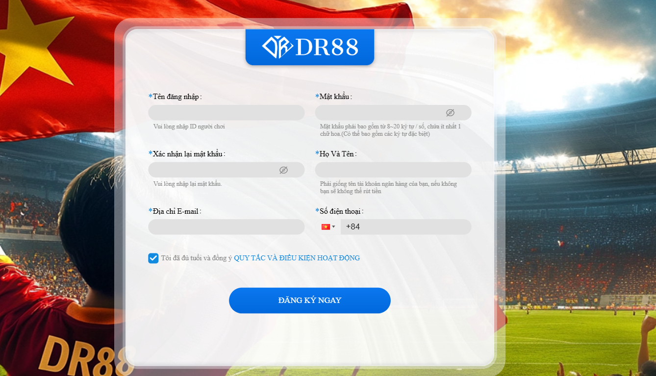 Hướng dẫn chi tiết cách đăng ký DR88