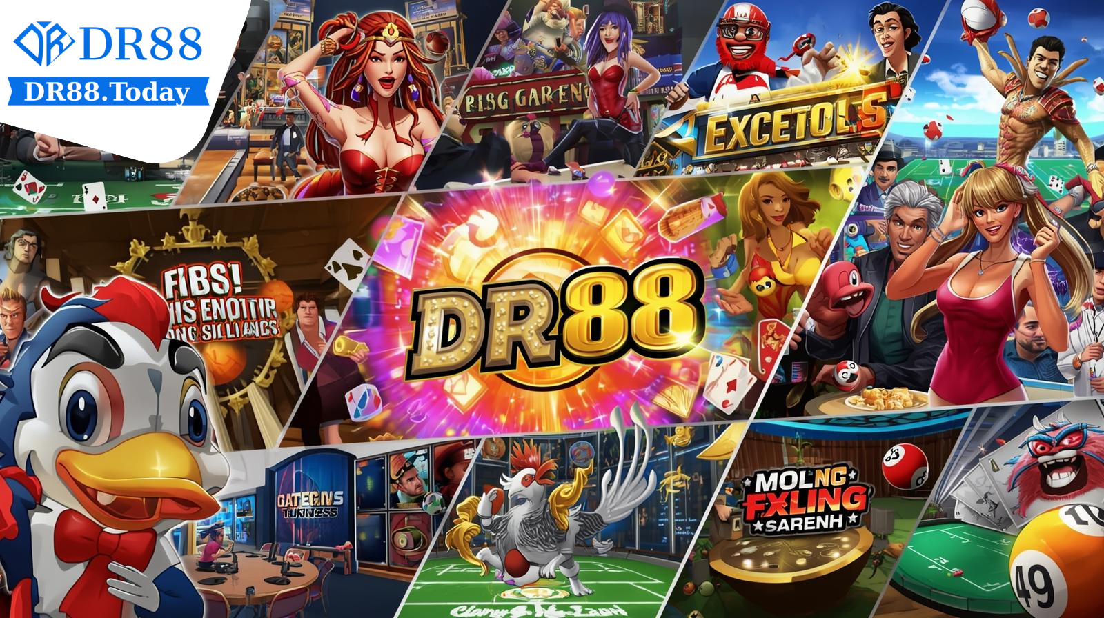 Các trò chơi cá cược HOT tại nhà cái DR88