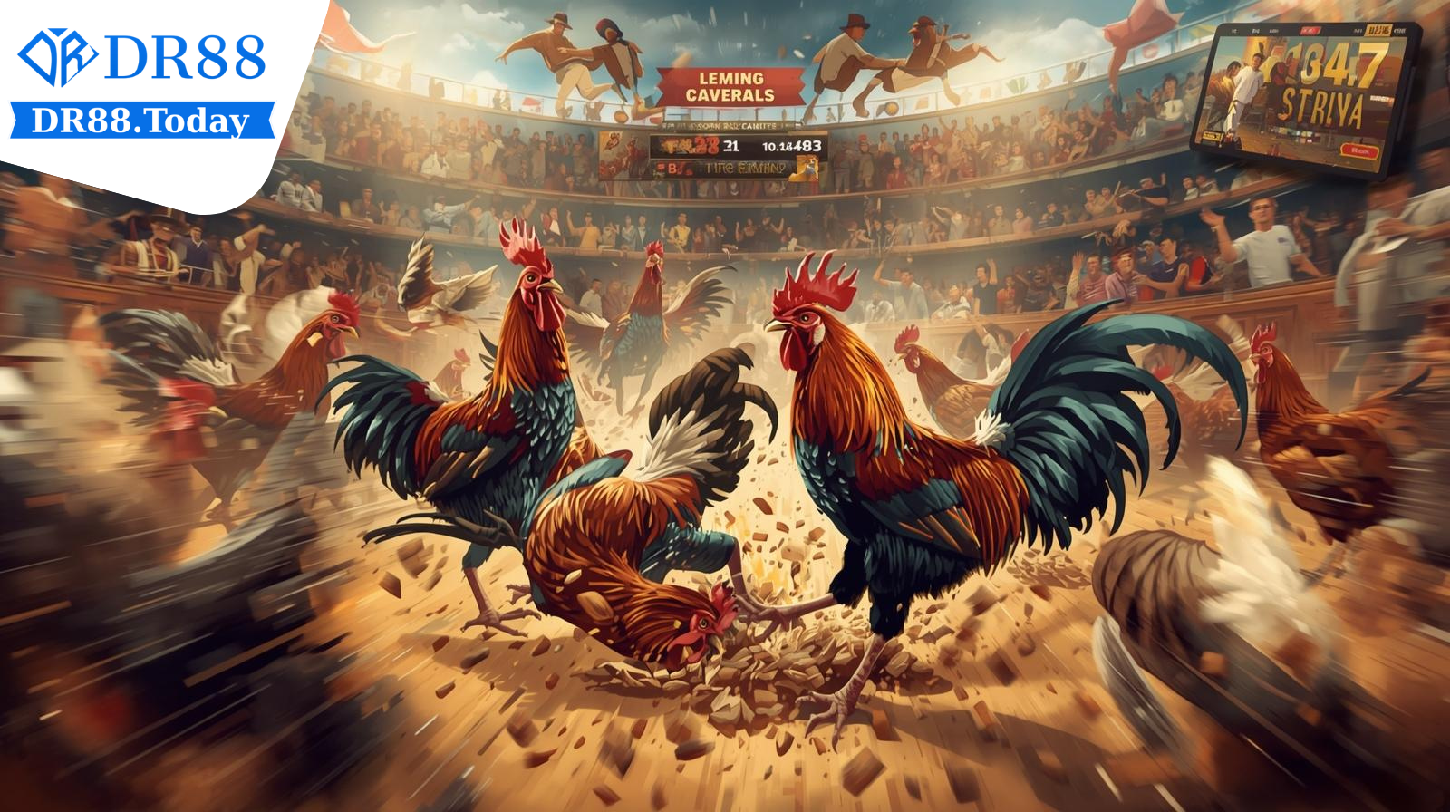 Trực tiếp các trận đấu đá gà từ trường gà nổi tiếng